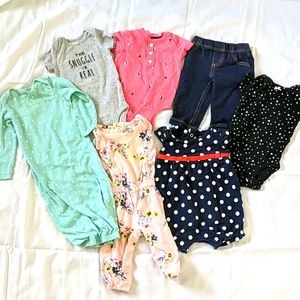 Carter's 7 piece 3 month bundle